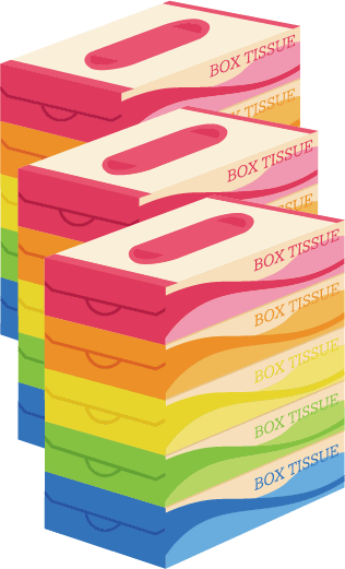 BOXティッシュ10箱プレゼント